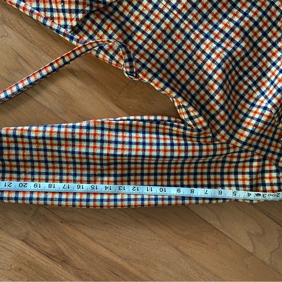 Pendleton Vintage Plaid 100% Wool Button Front Belted 49er Jacket - Picture 5 of 10